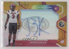 2020 Panini Elements Future Signs Orange 9/149 Javon Kinlaw #FS-JK Auto 8gd