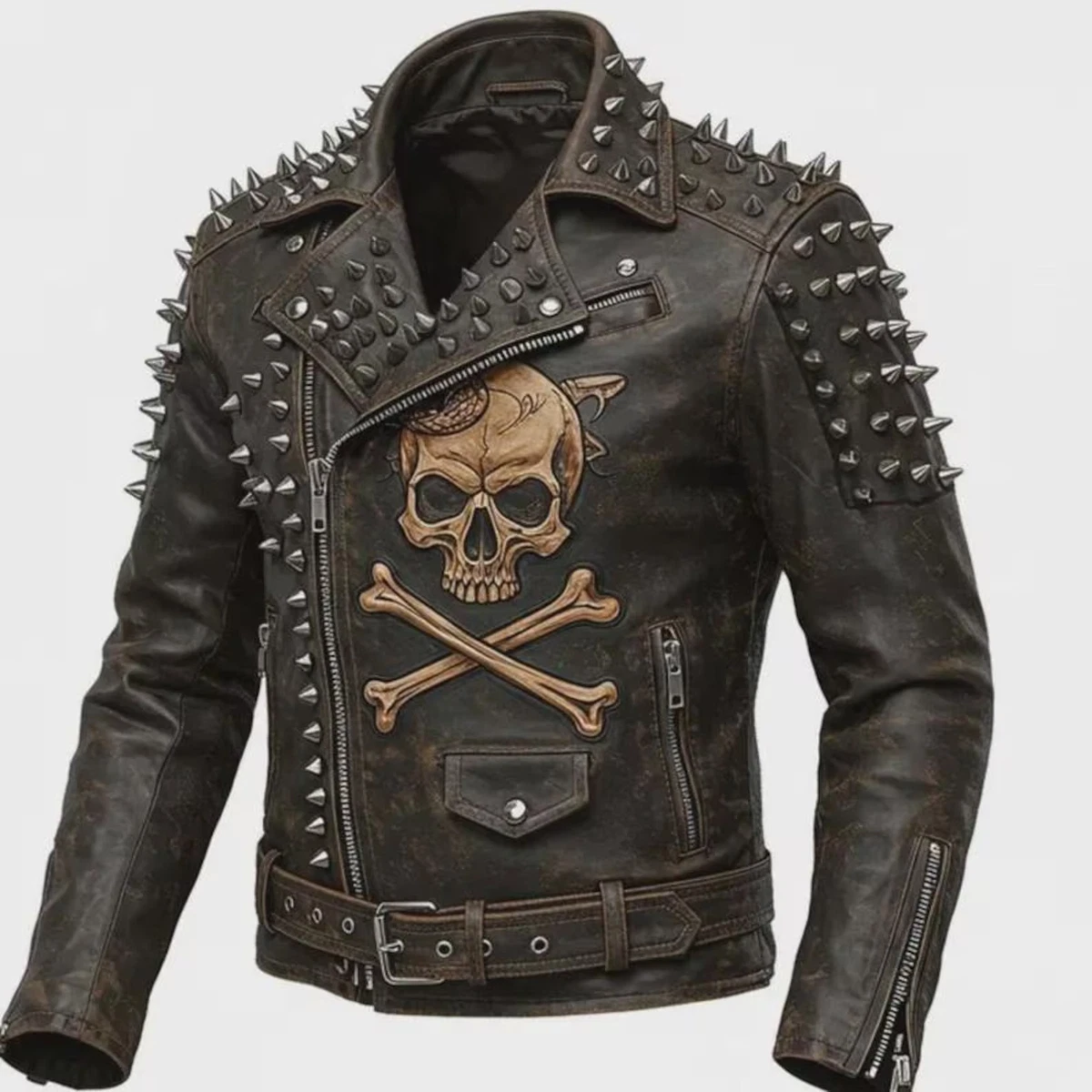 skull jacket products for sale | eBay