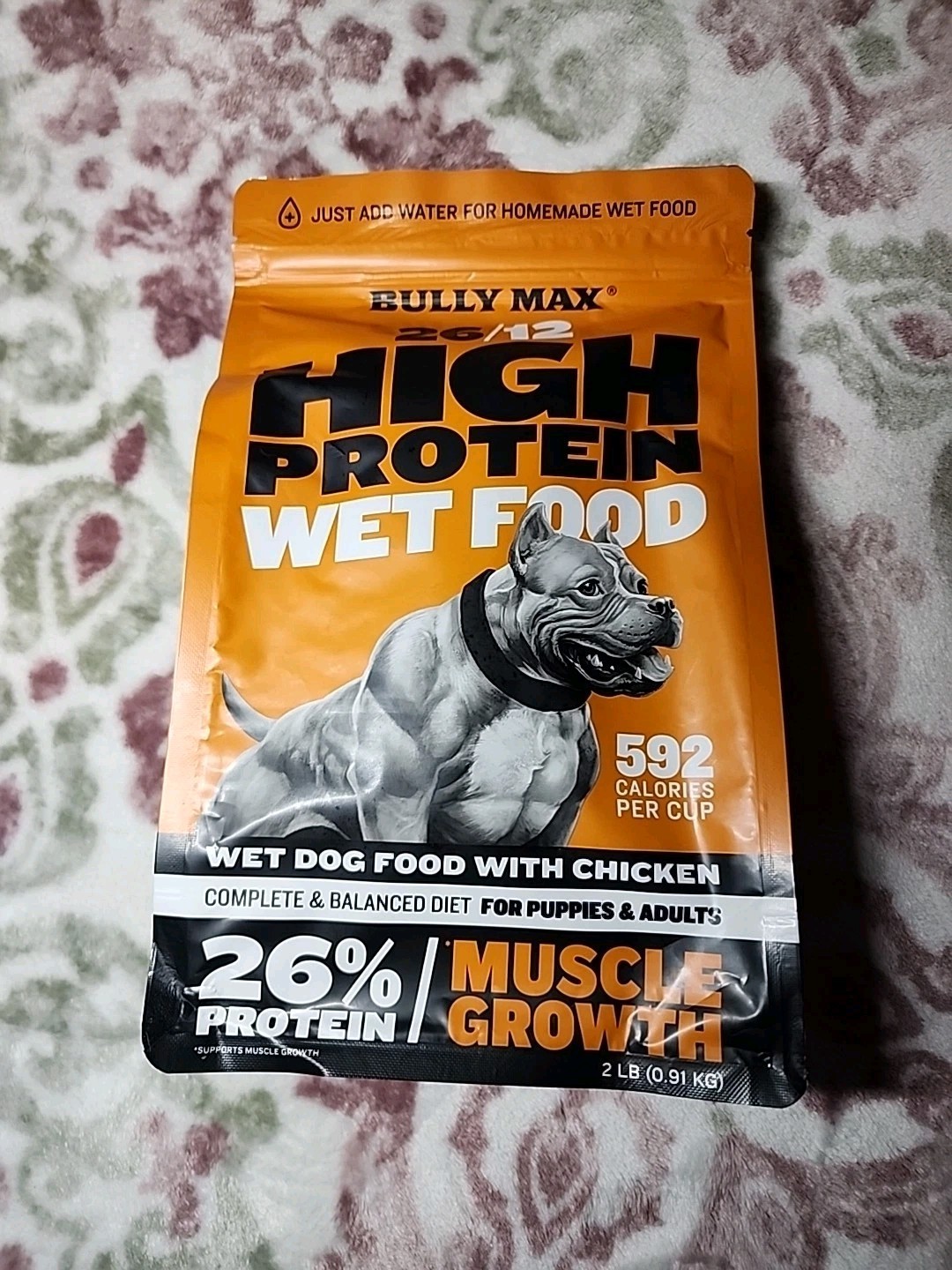 For Adults & Puppies Dehydrated High Protein Instant 2 Lb