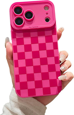 Compatible with iPhone 17 Pro Max Case Cute Checkered Pattern Design for Girls W