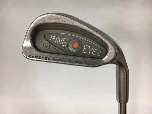 Ping EYE2 Stainless Iron Set 2-9,P RH Original Steel UNI Flex Orange Dot - Image 2 of 4