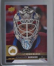 2017-18 Upper Deck High Gloss 7/10 Jonathan Bernier #300 b9t