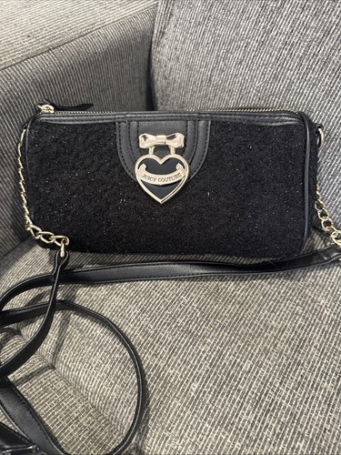 Juicy Couture Liquorice Precious Moments Roll Bag / Crossbody