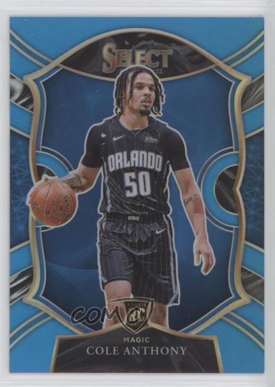 2020-21 Panini Select Concourse Light Blue Prizm 85/299 Cole Anthony #75 0wa5