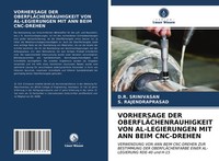D. R. Srinivasan (U. A.) | Vorhersage DER OberflÄChenrauhigkeit Von...