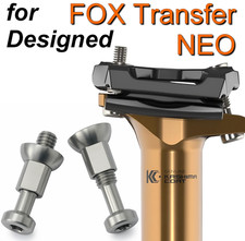 Juego de pernos de abrazadera de tija de sillín de titanio FOX Transfer NEO 2025+ M6 repuesto