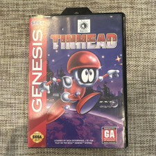 Sega Tinhead (Sega Genesis) Platformer GA 1994 NTSC-U/C Game Cartridge w/ Manual