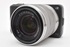 Sony Alpha NEX-3 Black 14.2MP Digital Camera w/18-55mm Excellent 5 from Japan