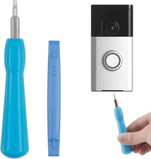 Ring Doorbell Screwdriver - T6 T15 Bit Double-ended, Fits All Video Blue 
