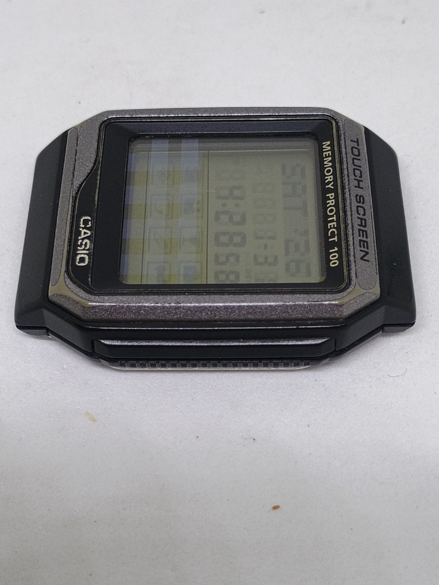 Vintage Casio VDB-101 1553 Touch Screen Digital Data Bank Watch