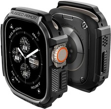 Durable TPU Cover for 49mm Apple Watch Ultra - Rugged Armor Case in Black