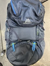 Gregory Stout 45 Plus Size L Unisex Backpacking Pack, Plus Size, Navy Blue
