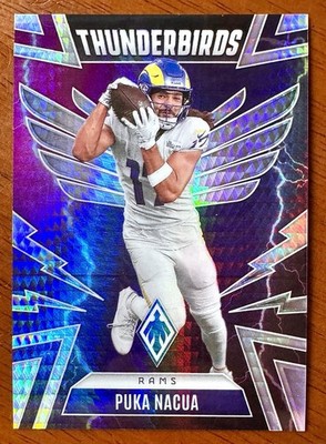 2025 Panini Phoenix Thunderbirds #30 Puka Nacua /299 HYPER PRIZM PARALLEL Rams