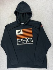 Columbia PFG Performance Fishing Gear Hoodie Sweatshirt Men's XL Black