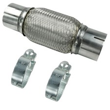 Ø 63mm / 2,5" Edelstahl Flexrohr mit Interlock Abgasanlage Auspuff 150/250mm