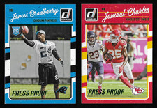 James Bradberry ROOKIE RC + Jamaal Charles 2-Card Lot 2016 Donruss Press Proof