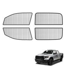 Foldable Side Window Sun Shade Compatible with Dodge Ram 1500 2019-2026  Fro...