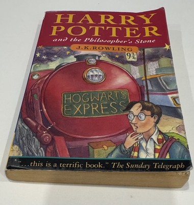 Harry Potter and the Philosopher's Stone Canadian 1st Edition 3rd print 2 Wand