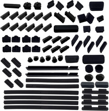 80 PCS Computer Laptop and Motherboard Anti-Dust Plugs, 25 Types of Port Anti-Du