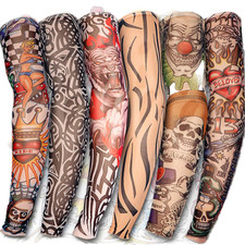 6Pcs Temporary Tattoo Sleeves Fake Tattoo Body Sticker Fake Tattoo Arm Sleeves