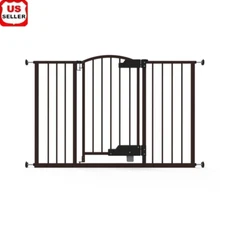 Adjustable Baby Pet Gate Easy Pass Through Foot Pedal Pressure Mount 24-52 New
