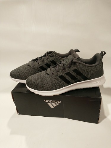 Adidas Cloudfoam QT Racer 2 Womens Running Shoes Size 6.5 Grey Black NIB - Picture 2 of 12