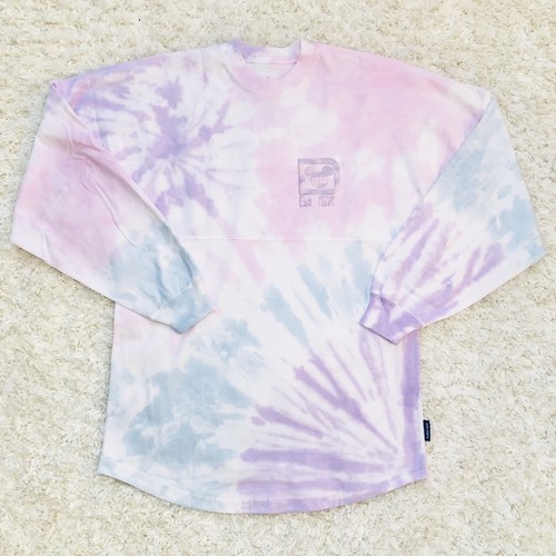 NWT Walt Disney World Pastel Purple Pink Blue Tie Dye Adult Spirit Jersey, Sz XS