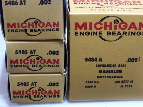 MAIN BEARING SET +002 OVERSIZE RAMBLER, NASH 1941-1962 172.6,184,195.6, CI 6 CYL - Bild 2 von 5
