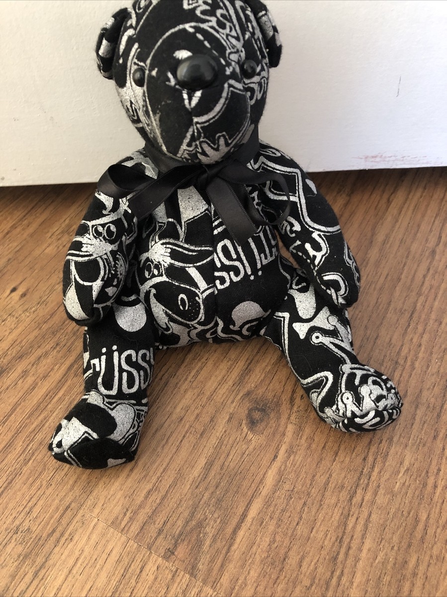 ステューシー　STUSSY Bear Plush NY00s Y2K モノクロ s-l1200.jpg