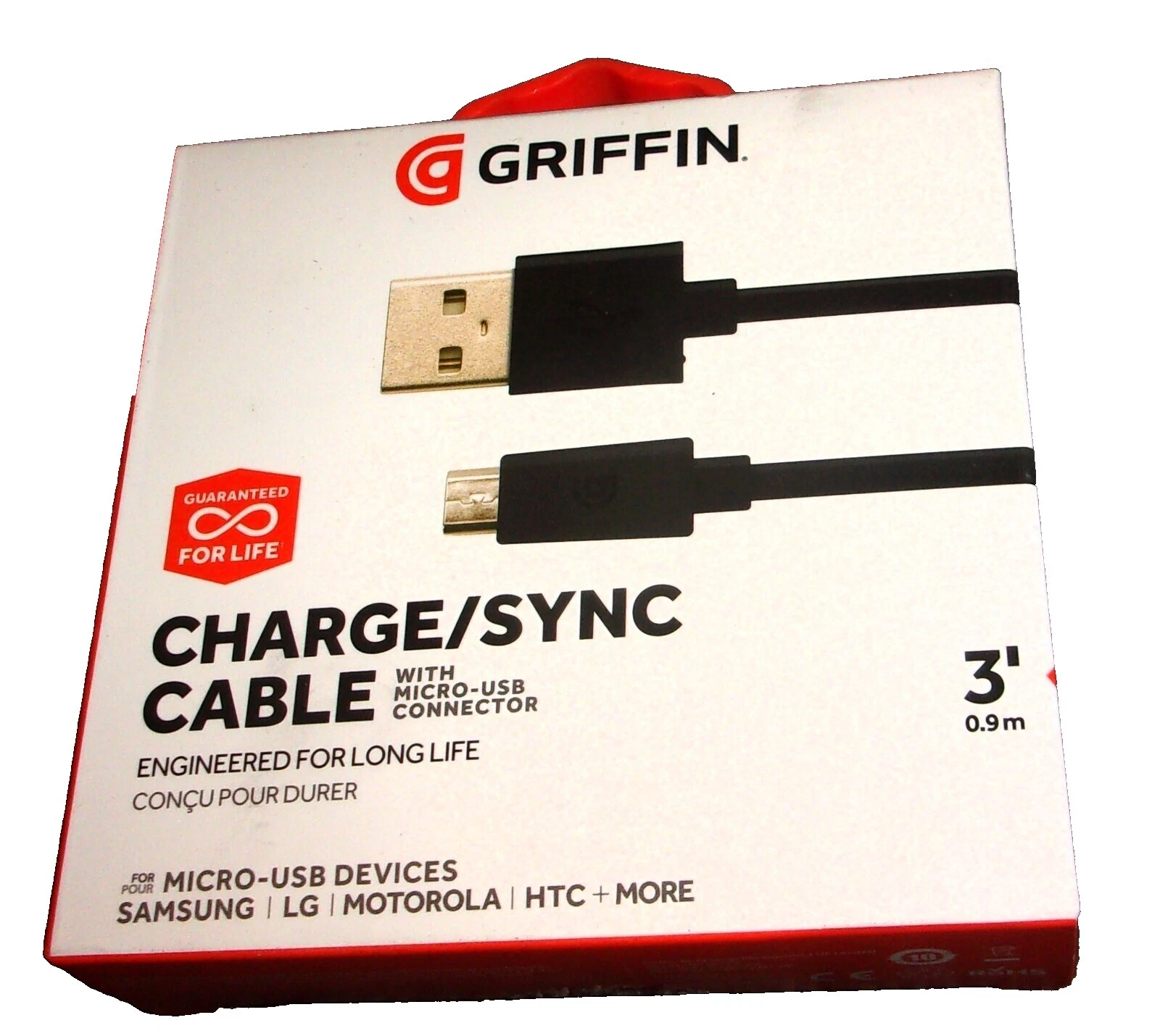 Griffin Cables y Adaptadores para teléfonos celulares Negro para Samsung Galaxy Note5