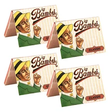 Big Bambu Rolling Papers - Classic Cigarette Rolling Paper (4 Booklets)