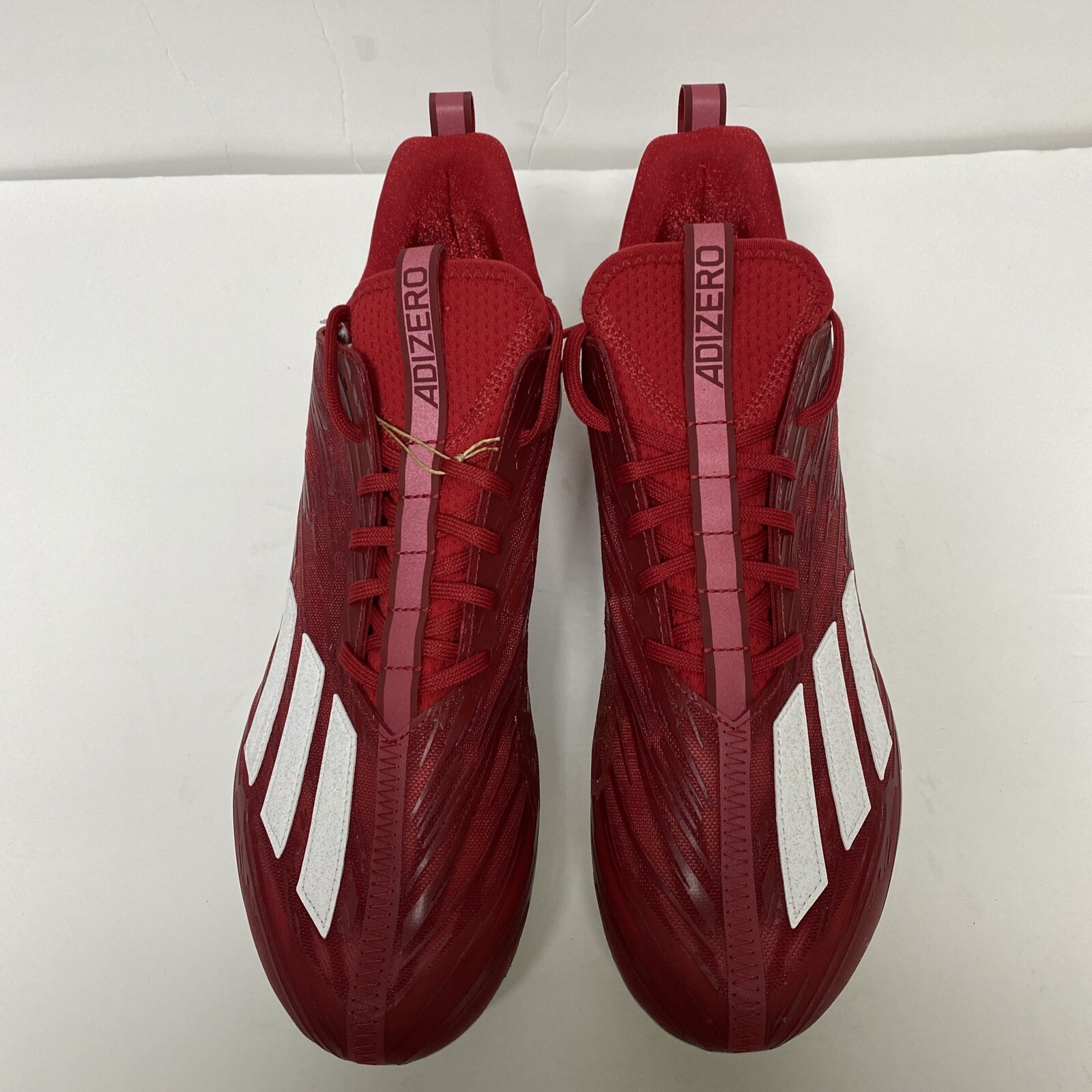 Adidas Men’s Adizero Football Cleats Size 12 1/2 Red/White eBay