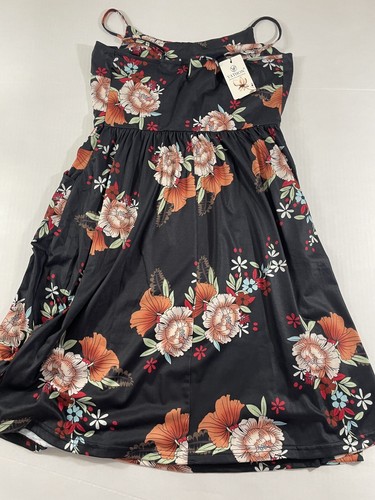 YATHON Casual Dresses for Women Sleeveless Cotton Summer Beach Dress Size L - Picture 4 of 11