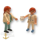 Playmobil Medical Figures Lot Of 2 Doctor Veterinarian Vintage