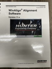 Hunter Engineering Winalign Alignment Software Version 11 Manual