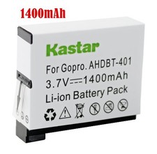 Kastar Battery for GoPro HERO4 and GoPro AHDBT-401, AHBBP-401 Sport Cameras