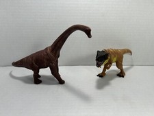 Tyrannosaurus Rex and Brachiosaurus Dinosaurs TRex is vintage 2004