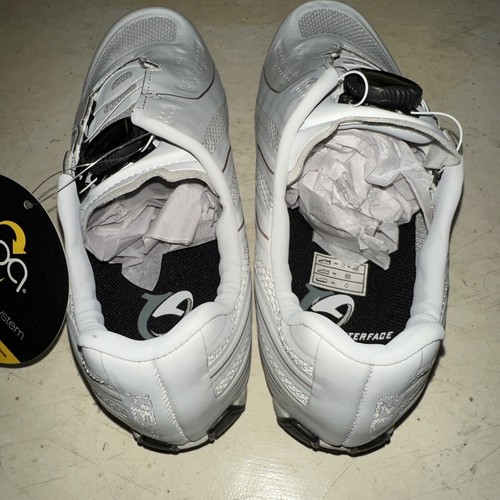 Pearl iZUMi Women's W Race Road v5 Cycling Shoe WHITE/GREY Size 5.5 Carbon BOA - Picture 9 of 15