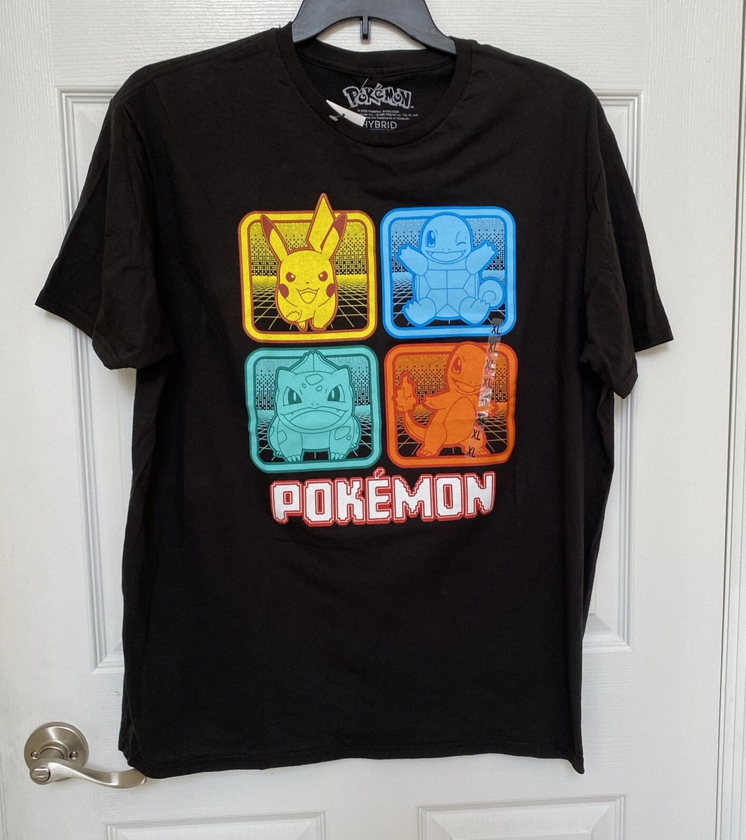 Pokemon Hybrid T Shirt Short Sleeve Black XL New | eBay