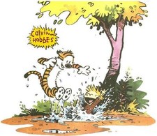Calvin and Hobbes  46 - 8 x 10 - T Shirt Iron On Transfer
