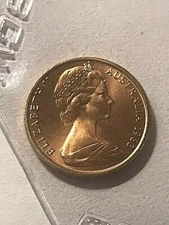 1983 Australia 1 Cent Feather-tailed Glider Gem BU #19551