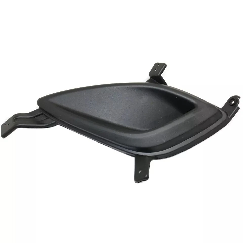 Front Fog Light Cover For 2011-2013 Hyundai Elantra Textured Black Set 2 - Image 2 of 4