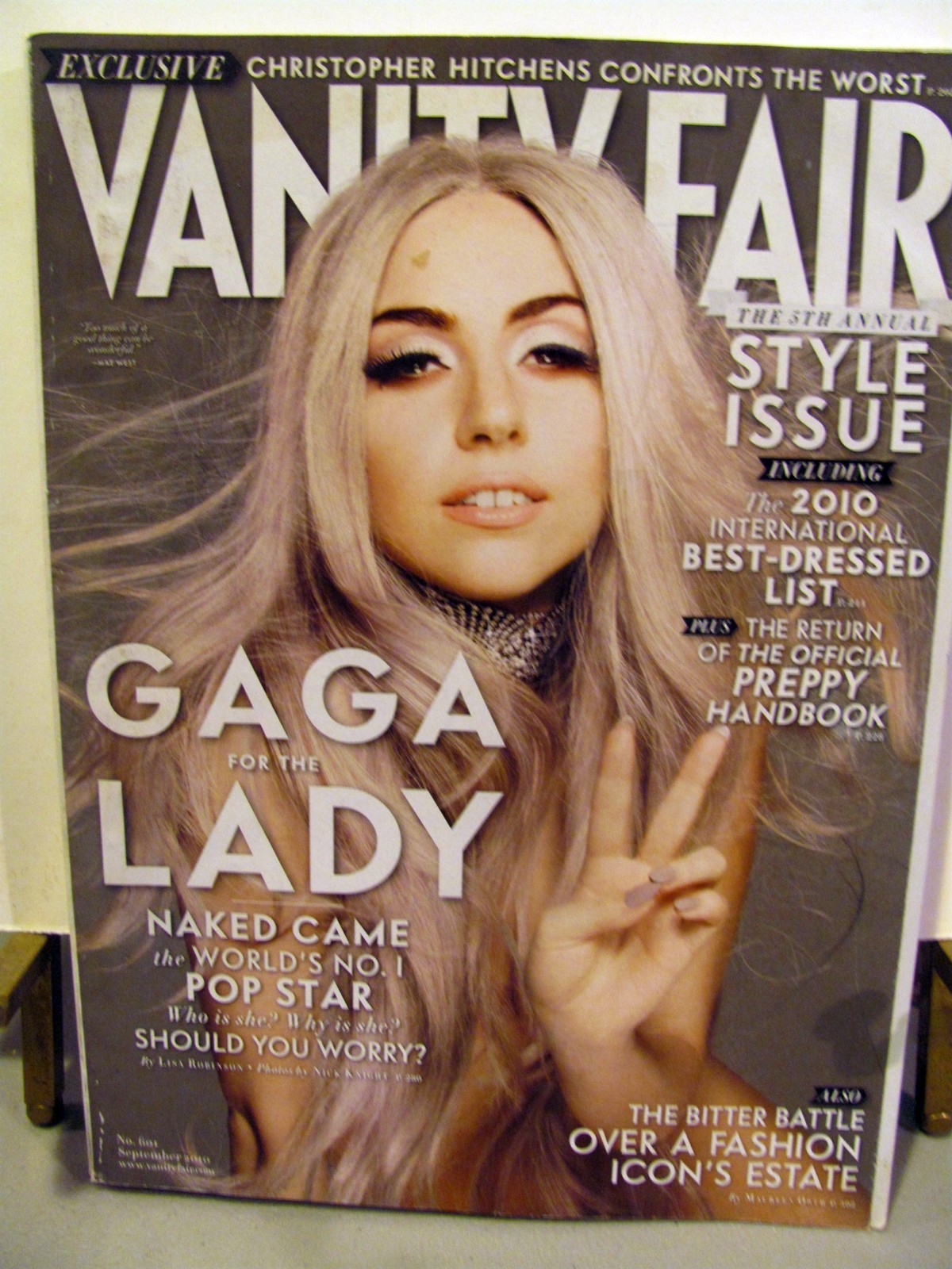 VANITY FAIR MAGAZINE Lady Gaga sexy photos | eBay
