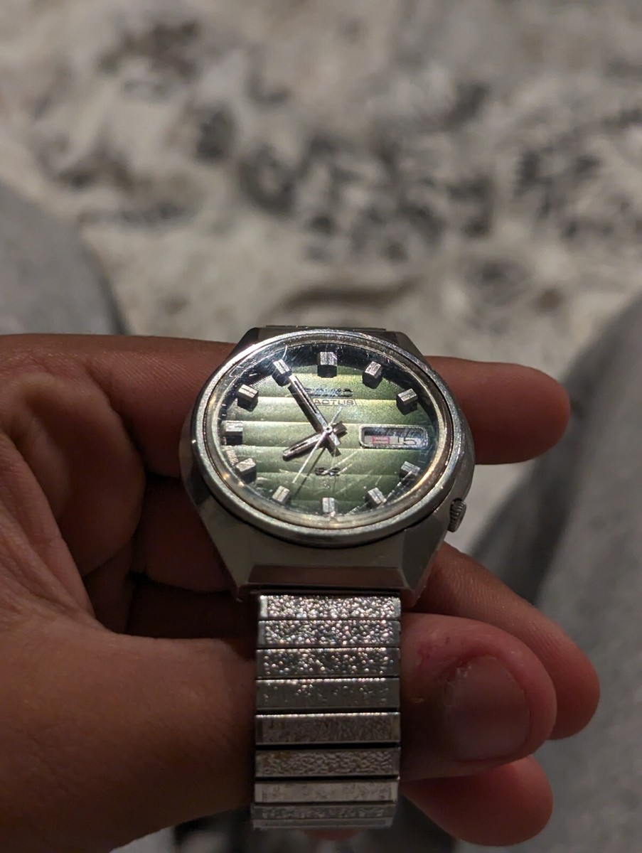 Seiko 5 Actus 6106-7690 Vintage 25 Jewels Stainless Steel