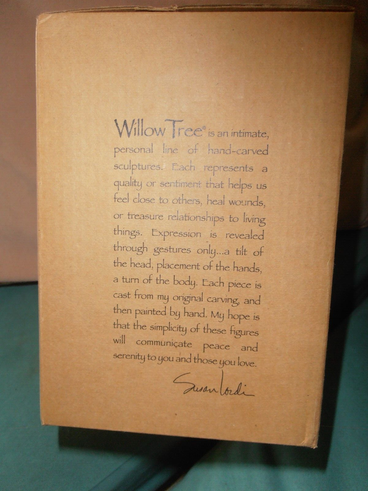 2000 Willow Tree "Grandfather" Grandpa & Grandchild Figure Susan Lordi Demdaco