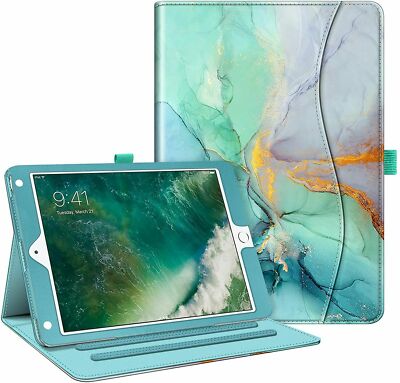 Case for iPad 9.7 Inch 6th Gen 2018/5th Gen 2017 Multi-Angle Viewing Folio Cover