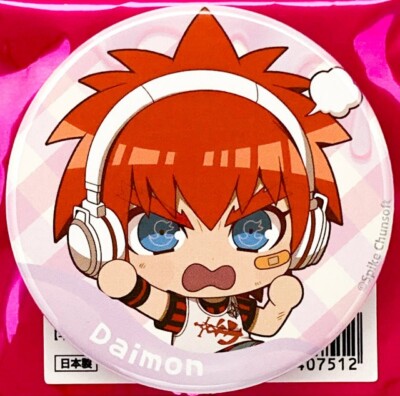 RAIN CODE DANGAN RONPA Ultra Despair Girls Cafe Masaru Daimon Button Badge