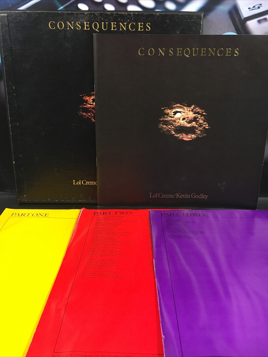 Godley & Crème Consequences 3x LP Album Vinyl Record Box Set SRM-3