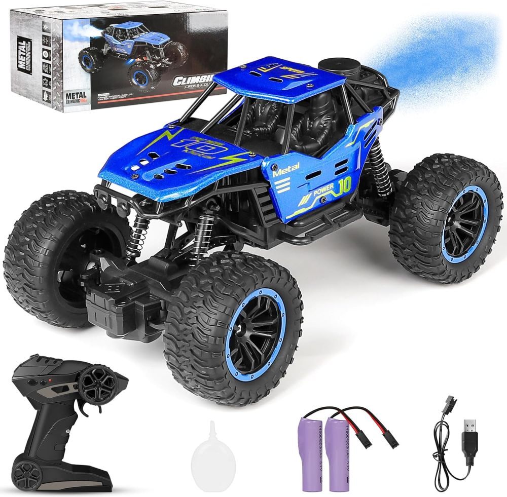 4WD 2.4G RC Monster Truck Off-Road Remote Control Toy Car for Kids
