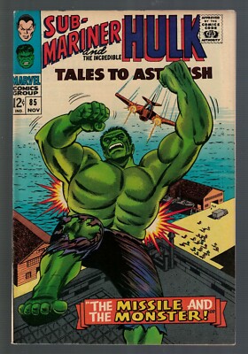 Marvel Comics Tales To astonish 85 VFN+ 8.5 Hulk Namor Avengers High Grade